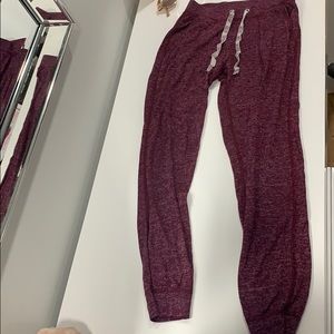 Justice Burgundy Sweat Pants